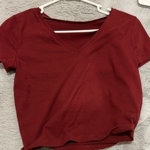 red tee